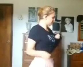 Blonde Stepsister strips for you