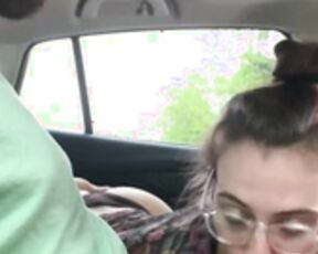 Car Blowjob and Fuck