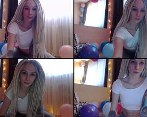 Hoteve fucking her pussy with her toy and a lot orgasm in cam recording 2017-04-15 211028