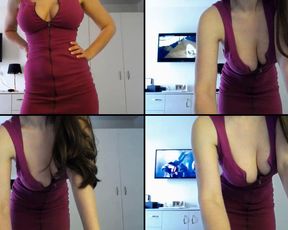EVAIS cream running down her ass and from her pussy in free cam recording 2017-04-18 195139