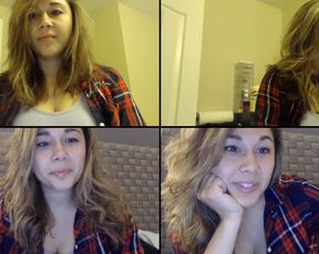 Cinnabuns laying around looking sexy showing her ass & pretty pussy in free cam recording 2017-04-28 102644