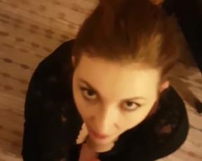 Cute redhead handjob - 2