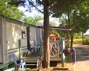 Beautiful Upskkirt and no panties in balcony