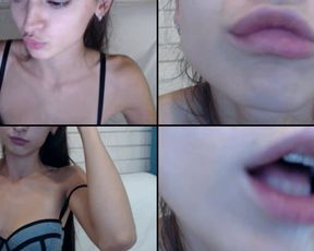 KotoGal rub her pussy through her panties, than i stuff her panties into her pussy and finger herself, til they get all wet in free cam recording 2017-09-06_181922